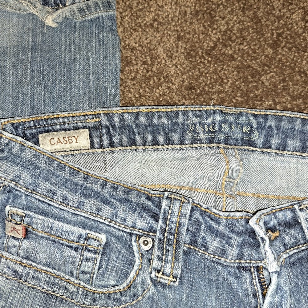 💫Big Star Casey Embroidered Distressed Jeans 27L - Picture 7 of 13